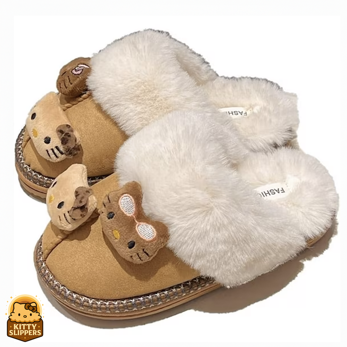Light Brown KittySlippers