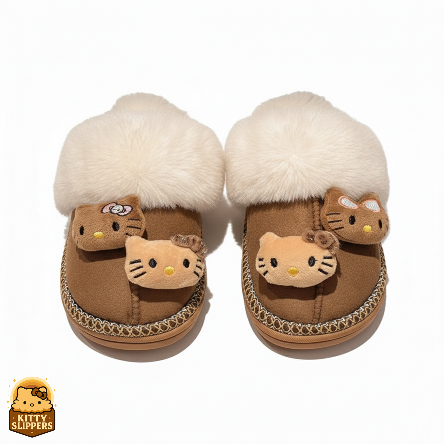 Dark Brown KittySlippers